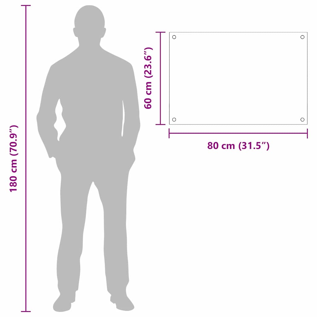 Kitchen Backsplash 2 pcs Light Grey 80 x 60 cm Tempered Glass